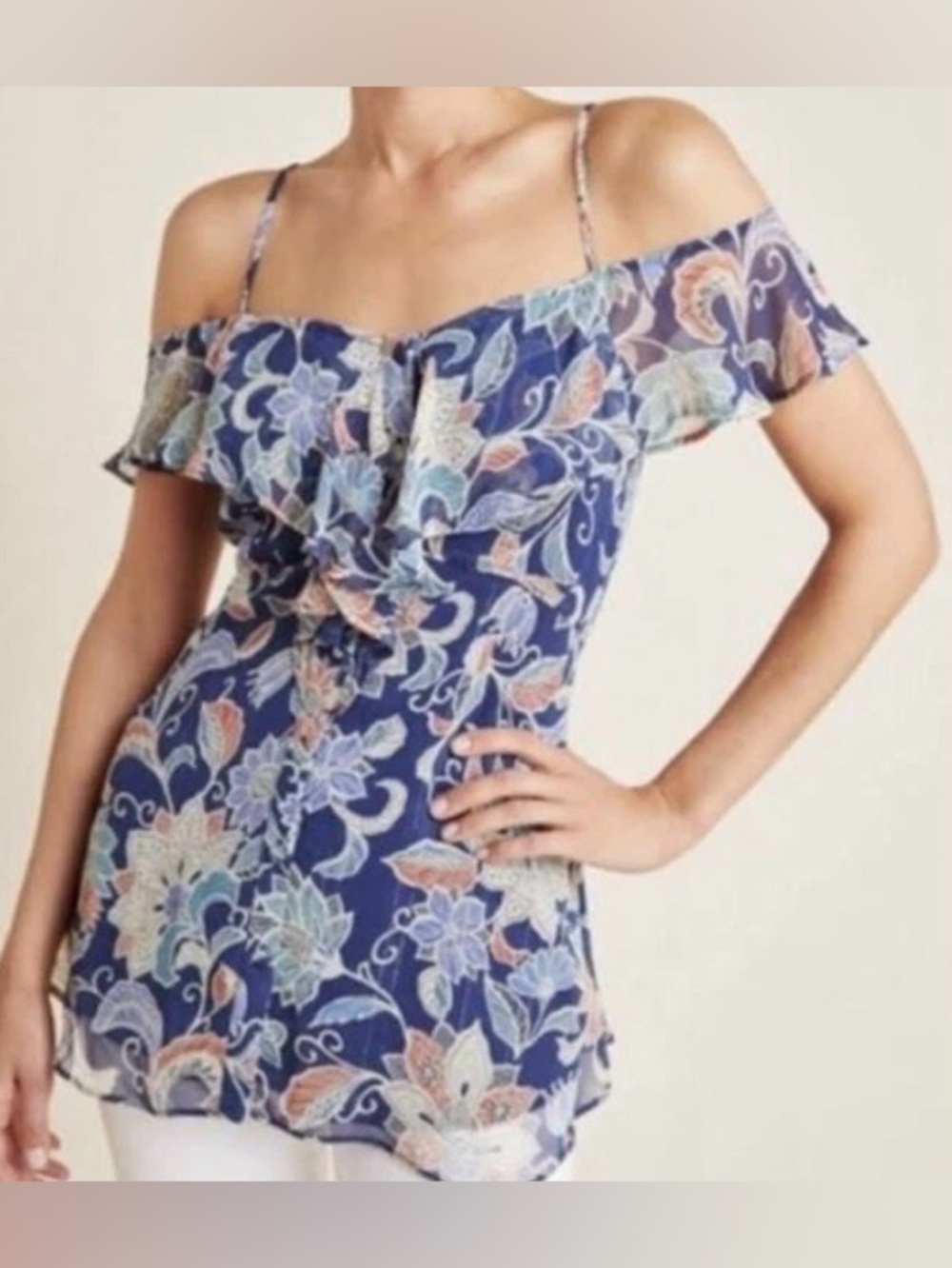 Maeve by Anthropologie “Mariposa” blouse